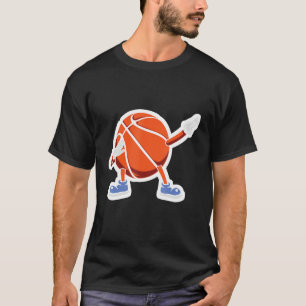 Mens Dabbing Basketball Tanzball Spiel in Schuhe T-Shirt