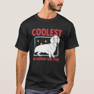 Mens Dackel Vater Dackeln Hundebesitzer Dackel T-Shirt