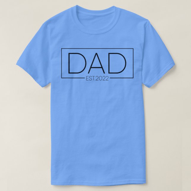 Mens DAD EST T-Shirt (Design vorne)