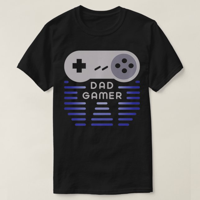 Mens Dad Gamer  Retro video gaming design Premium  T-Shirt (Design vorne)