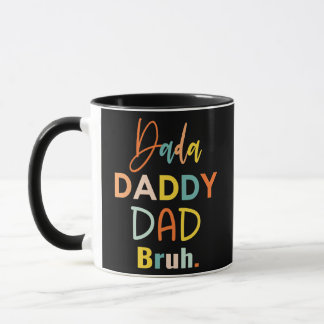 Mens Dada Daddy Vater Bruh Daddy and Me Funny Funn Tasse