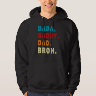 Mens Dada Daddy Vater Bruh Hoodie