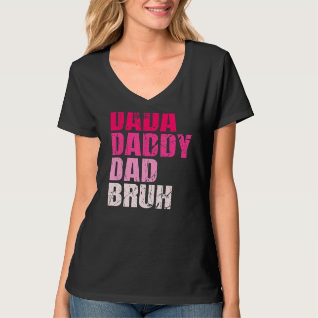 Mens Dada Daddy Vater Bruh, Liebe von Son Boys F T-Shirt (Vorderseite)
