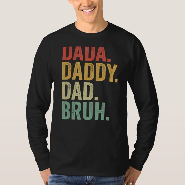 Mens Dada Daddy Vater Bruh, Liebe von Son Boys F T-Shirt (Vorderseite)