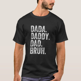 Mens Dada Daddy Vater Bruh Vatertag Premium T-Shirt
