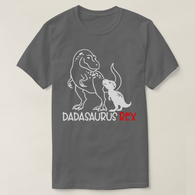 Mens Dadasaurus rex Papa Saurus Men Vater Daddy T-Shirt (Design vorne)