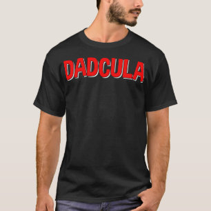 Mens Dadcula Daddy Halloween Vater Vampire T-Shirt