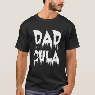 Mens Dadcula Halloween Vater Familie Matching Kost T-Shirt