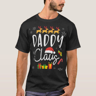 Mens Daddy Claus Weihnachtsgeschenk Pajamas Weihna T-Shirt
