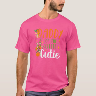 Mens Daddy Little Süsse Babydusche Orange 1. Bir T-Shirt