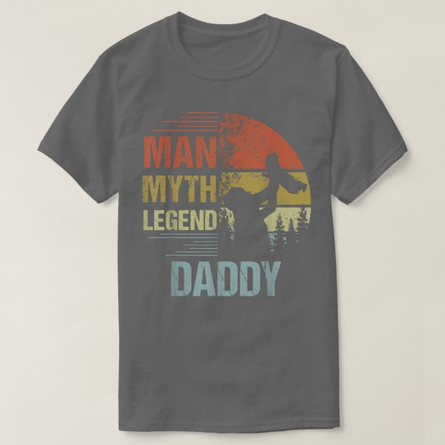 Mens Daddy Myth Legend for Mens & Vater Funny Fawn T-Shirt (Design vorne)