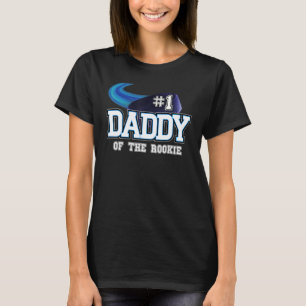Mens Daddy of Rookie Jahr 1. Geburtstag Hockey sie T-Shirt