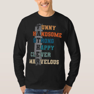 Mens Daddy Papa Vaterschaft Bester Vater je Väter T-Shirt