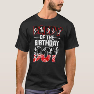 Mens Daddy vom Geburtstagskind BMX Bike Matching T-Shirt