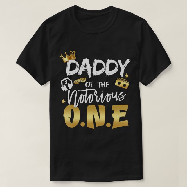 Mens Daddy von der berüchtigten Hip Hop T-Shirt (Design vorne)