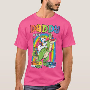 Mens Daddy von der Geburt Prinzessin Bday T Re Vat T-Shirt