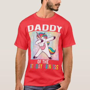 Mens Daddy von der Geburtstagskarte Unicorn zum Ge T-Shirt