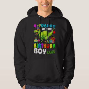 Mens Daddy von Rawr Rex Dinosaur B Hoodie