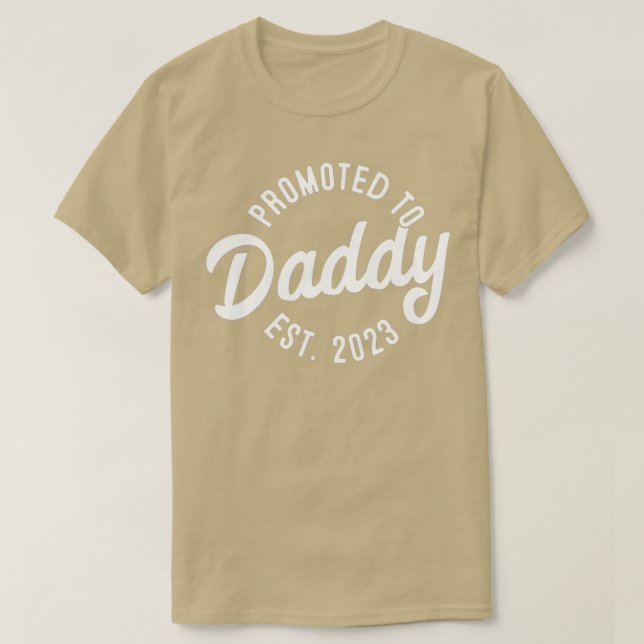 Mens Daddy zu sein neuen Papa erste Mal Vater förd T-Shirt (Design vorne)