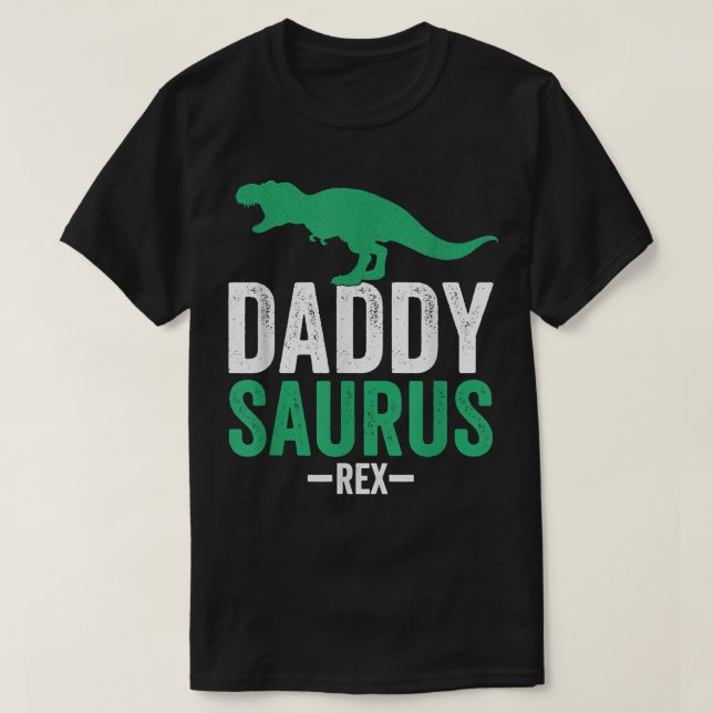Mens Daddysaurus Re  Funny Dad  Gift  T-Shirt (Design vorne)