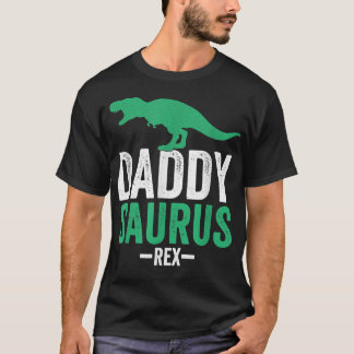 Mens Daddysaurus Re Funny Dad Gift T-Shirt