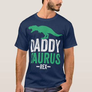 Mens Daddysaurus Re Funny Vater Geschenk  T-Shirt