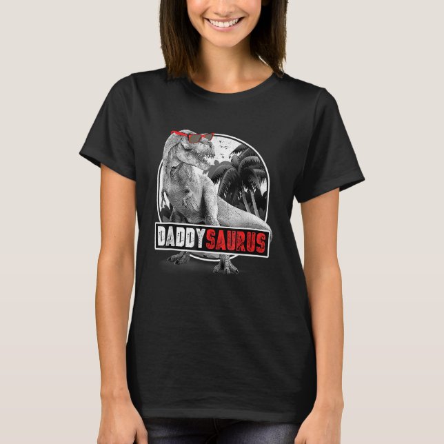 Mens Daddysaurus Rex Vater Dinosaur Daddy Saurus F T-Shirt (Vorderseite)