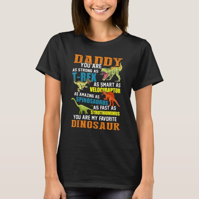 Mens Daddysaurus T Rex Dinosaur Daddy Saurus Famil T-Shirt (Vorderseite)