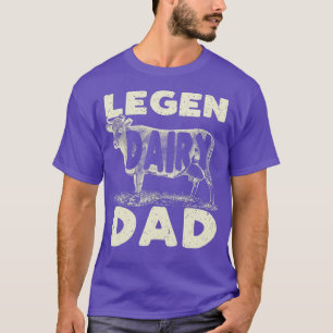 Mens Dairy Vater Cow Fathers Day T-Shirt