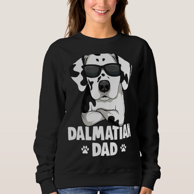 Mens Dalmatian Dog Dad Sweatshirt (Vorderseite)