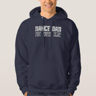 Mens Dance Vater Pay Drive Clap Tancing Vater Hoodie