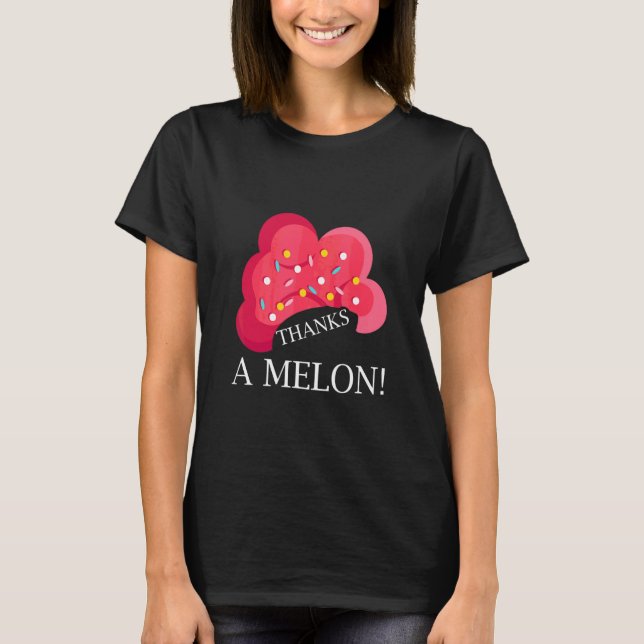 Mens dank Melon Watermelon Puns Sommerfrüchte T-Shirt (Vorderseite)
