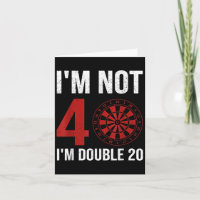 Mens Dart Player Angebot für 40. Geburtstag Im nic