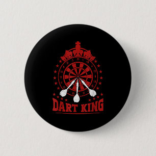 Mens Dart Player Cool zitieren den Dartkönig Button