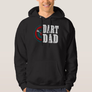 Mens Dart Vater Darts Player Vordatbrett Hoodie