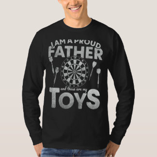 Mens Dart Vater Proud Darts Father T-Shirt