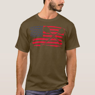 Mens Darts American Flag Patriotic Darts Player T-Shirt