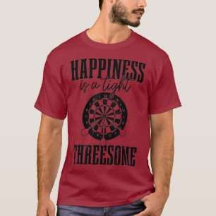 Mens Darts Happy - ein zaghaftes, düsteres Witz T-Shirt