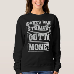 Mens Darts Vater direkt über Money Darts Father' Sweatshirt