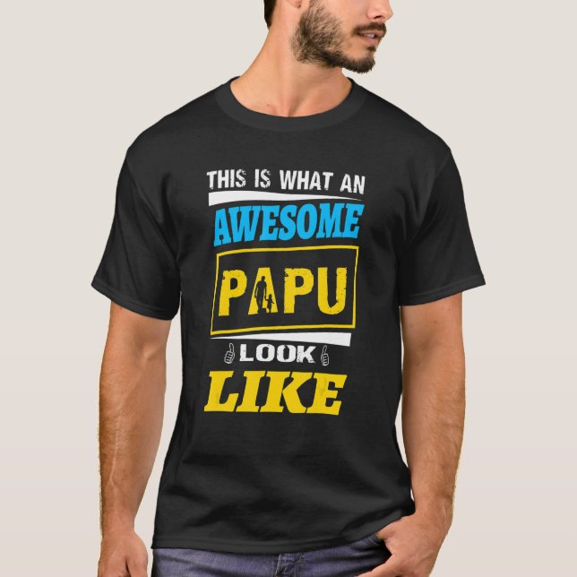 Mens Das ist es, was ein Phantastisches Papu wie K T-Shirt (Vorderseite)