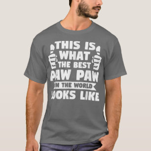 Mens das ist, was die beste Pfoten Pfote Opa T-Shirt