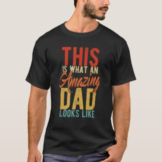 Mens, das sieht ein Phantastischer Vater aus wie V T-Shirt