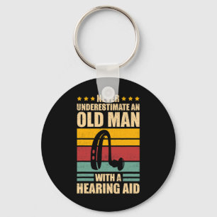 Mens Deaf Awareness ASL und Deaf Pride Schlüsselanhänger