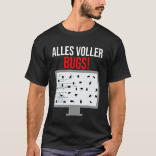 Mens Debuggen von Bug Coding Computer Programmier- T-Shirt