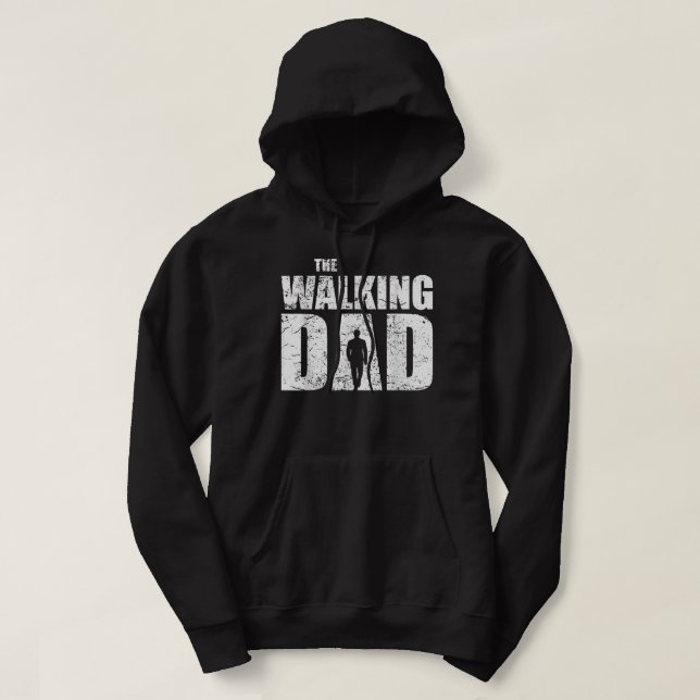 Mens der Vater, der zu Fuß geht, Gift Menschen Tot Hoodie (Design vorne)