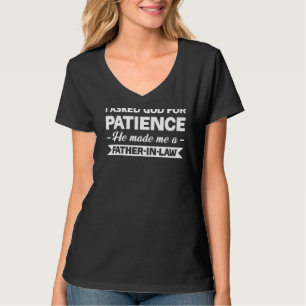 Mens, die ich Gott Geduld Fragte Vater im Jurastud T-Shirt