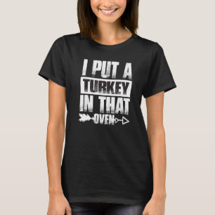 Mens, die ich in die Ovene der Fastenpregie steckt T-Shirt