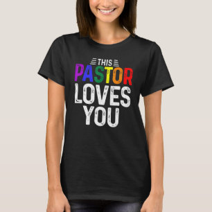 Mens diese Pastor Lieben Sie stolz Gay Lesbian Sto T-Shirt
