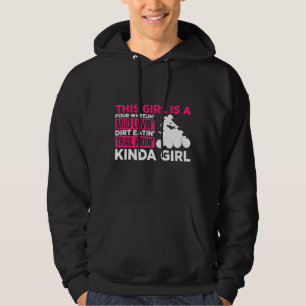 Mens dieses Mädchen ist ein Vier-Wheelin-Schlamm L Hoodie