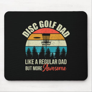 Mens Disk Golf Basket Zitat Funny Disc Golf Vater Mousepad